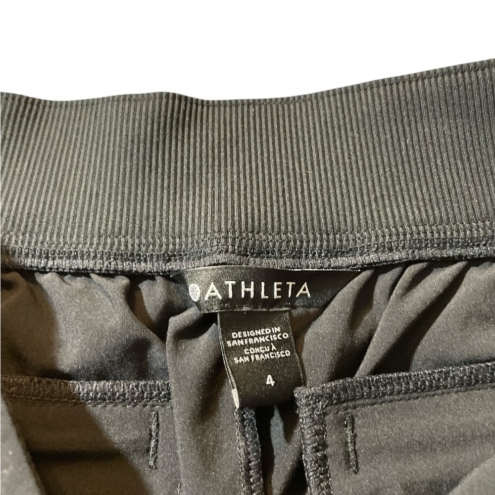 Z6- Athleta Women’s Athletic Black joggers Small - Picture 2 of 4